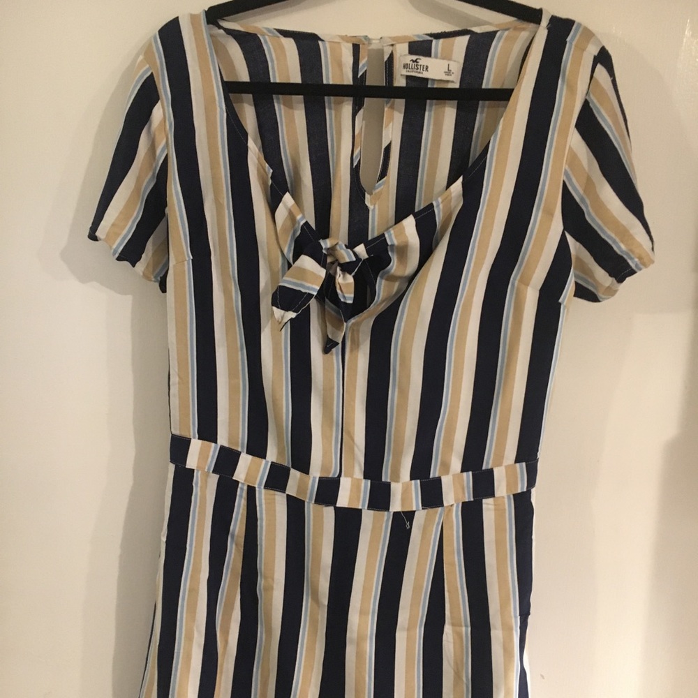 Hollister Striped Romper
